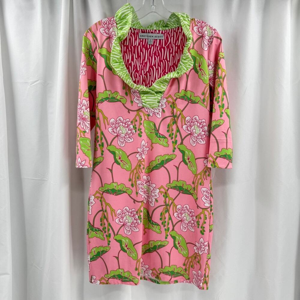 Gretchen Scott Dress Sz S Floral Resort Travel